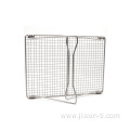 Barbecue Titanium Folding Net Grill with Removable Legs